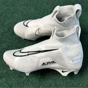Nike Alpha Menace Elite 3 Men's Football Cleats Shoes ‘Pure Platinum’ CT6648-109